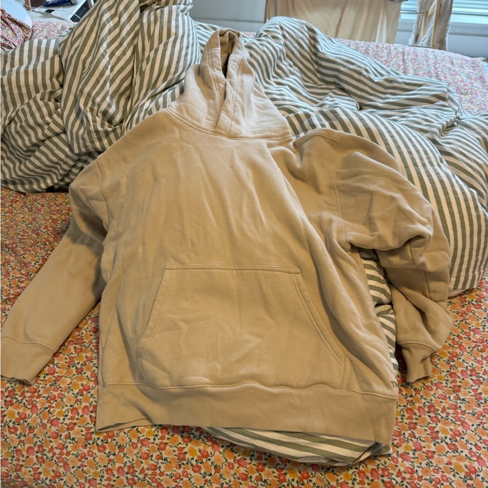 Tan Aritzia TNA sweatshirt